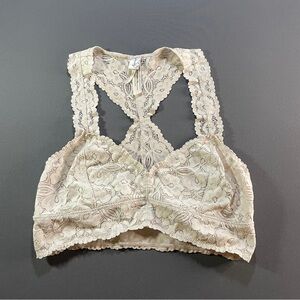 Free People Lace Bralette in Cream